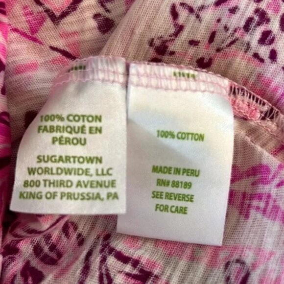 Lilly Pulitzer Etta V-Neck Tee Shirt - Picture 6 of 6